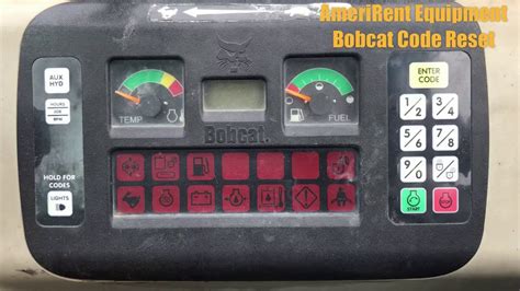 how to reset service meter on 2009 bobcat skid steer|skidsteer beeper s250 reset.